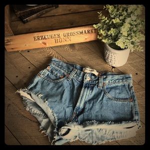 Vintage Levi high waisted shorts